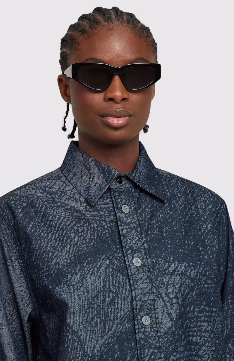 Regular denim shirt