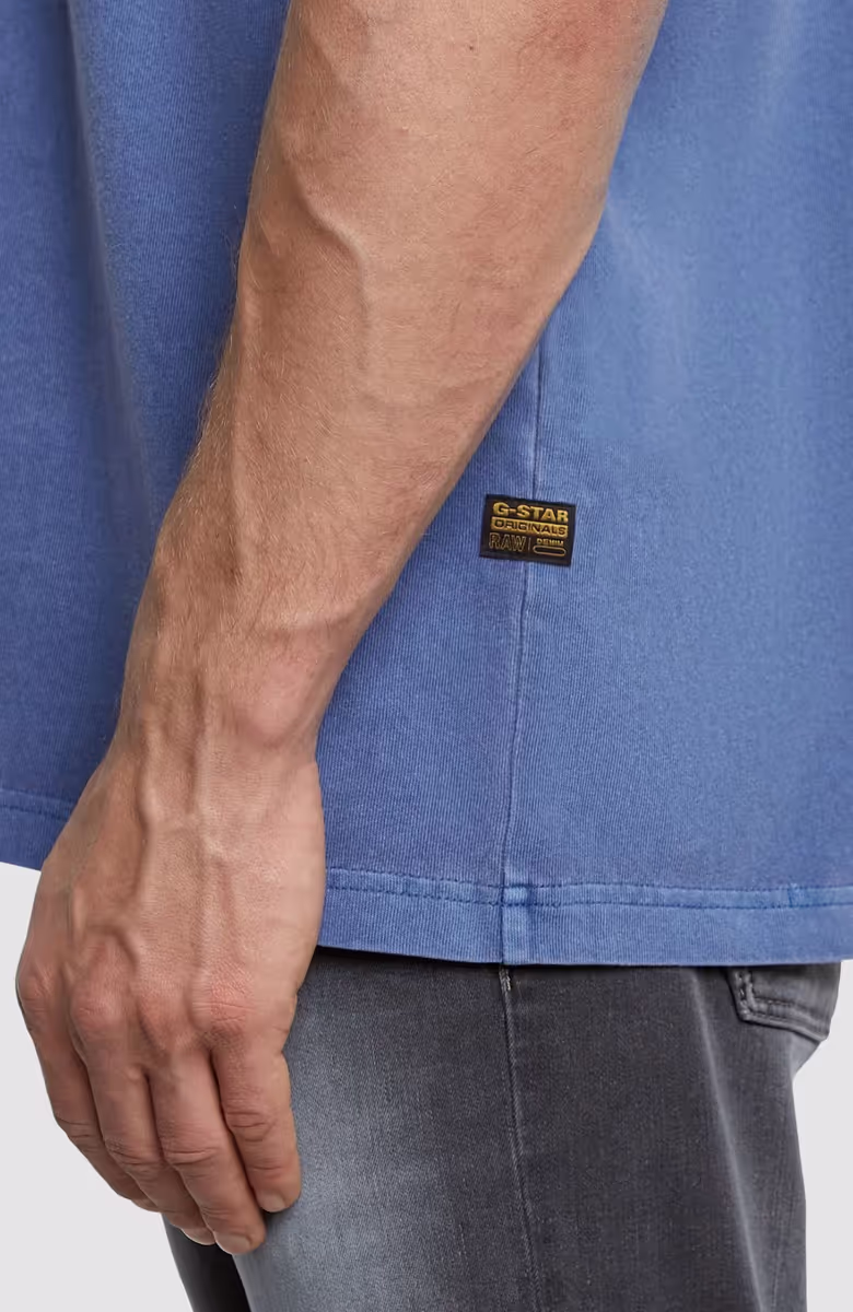 Multi logo overdyed loose r t