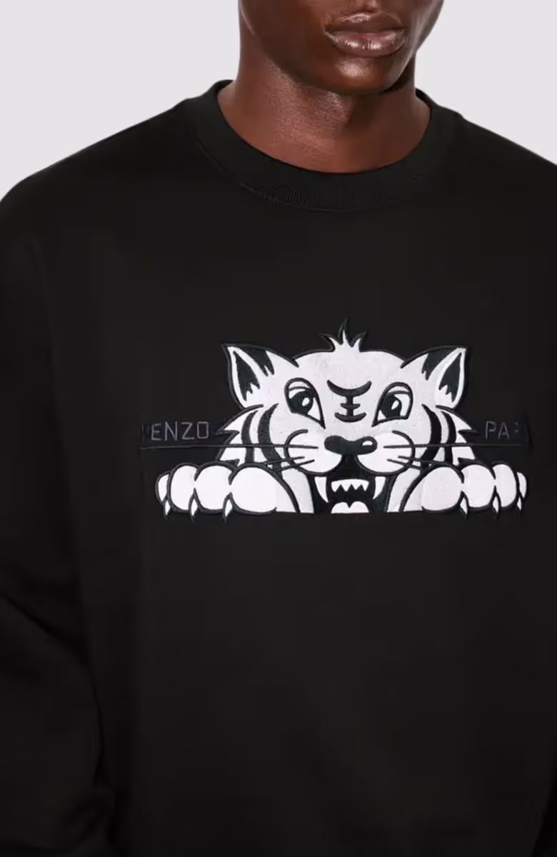 Happy Tiger Crewneck Sweatshirt