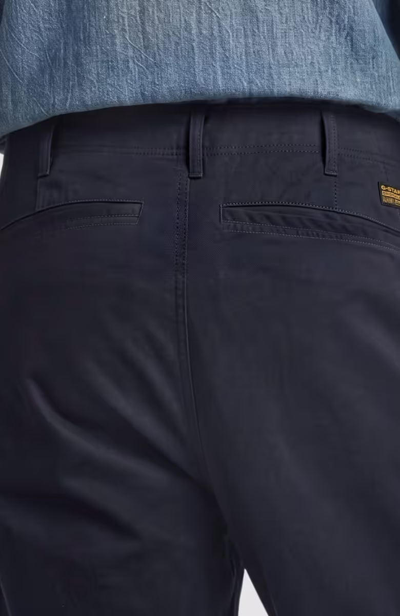 Pleated Loose Tapered Chino