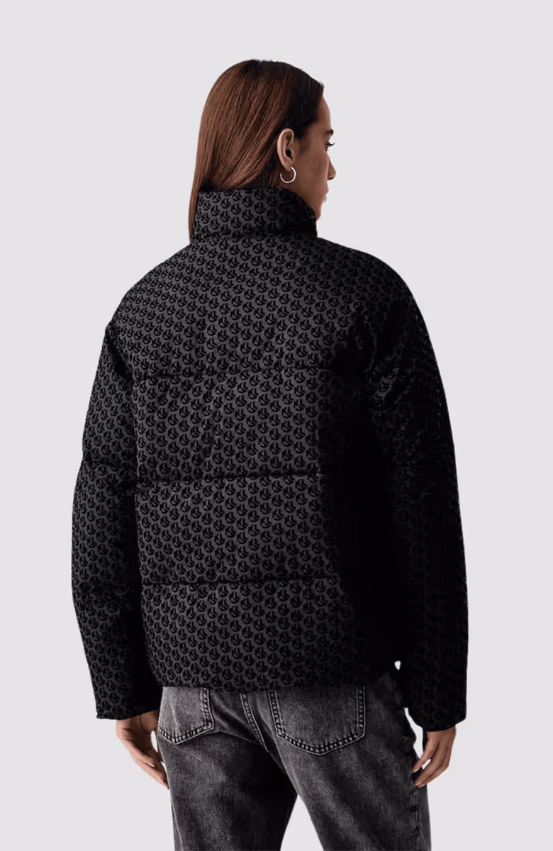 KLJ Flocked Monogram Puffer