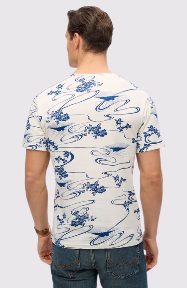 CLASSIC ESS RLXD PRINTED TEE