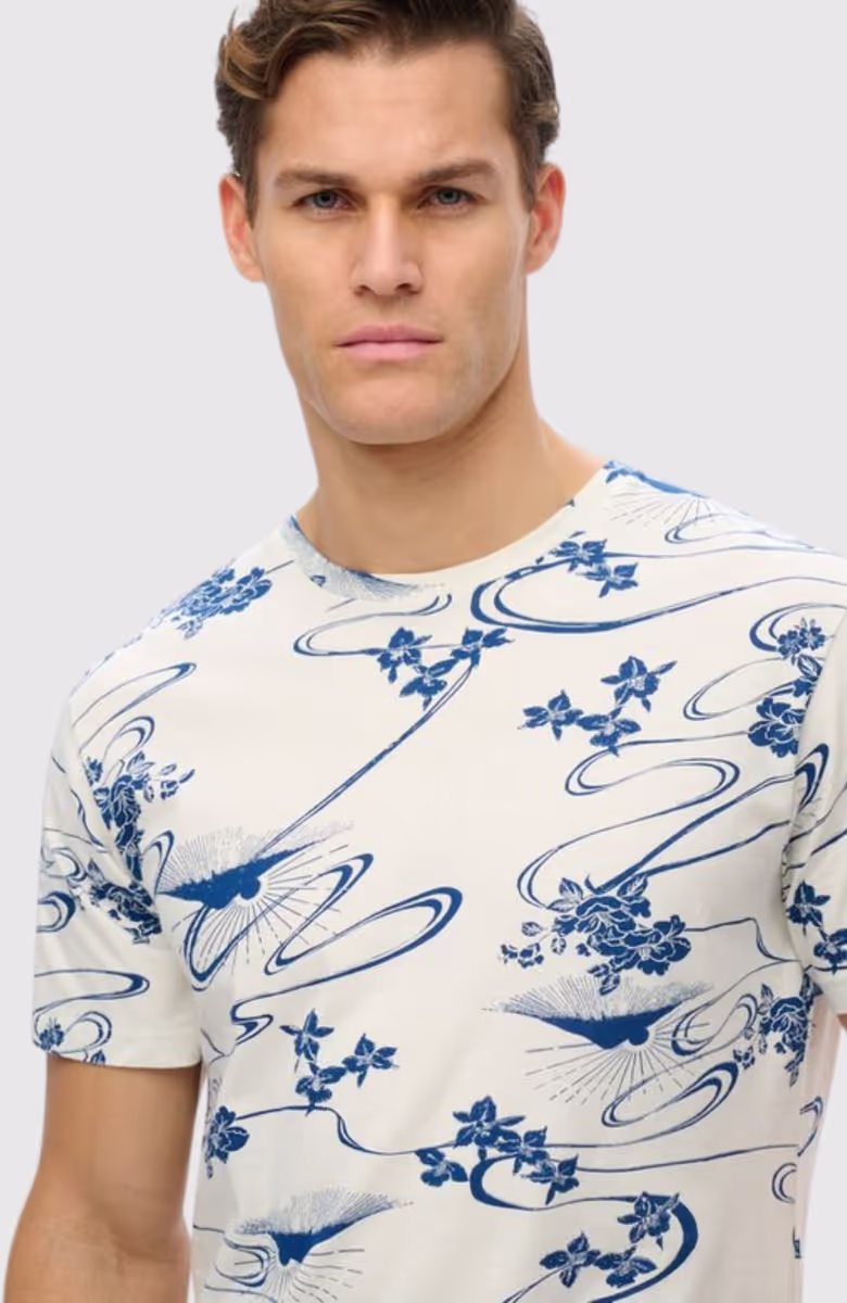CLASSIC ESS RLXD PRINTED TEE