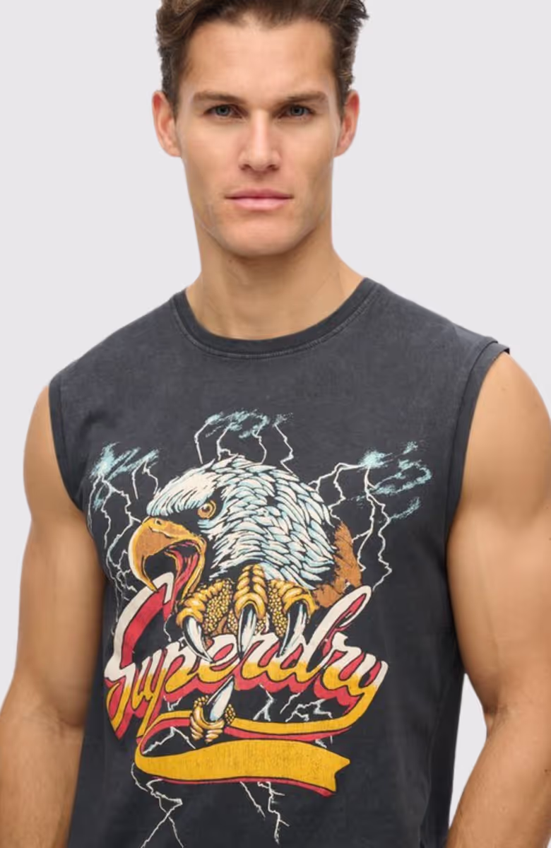 BIKER ROCK RELAXED TANK
