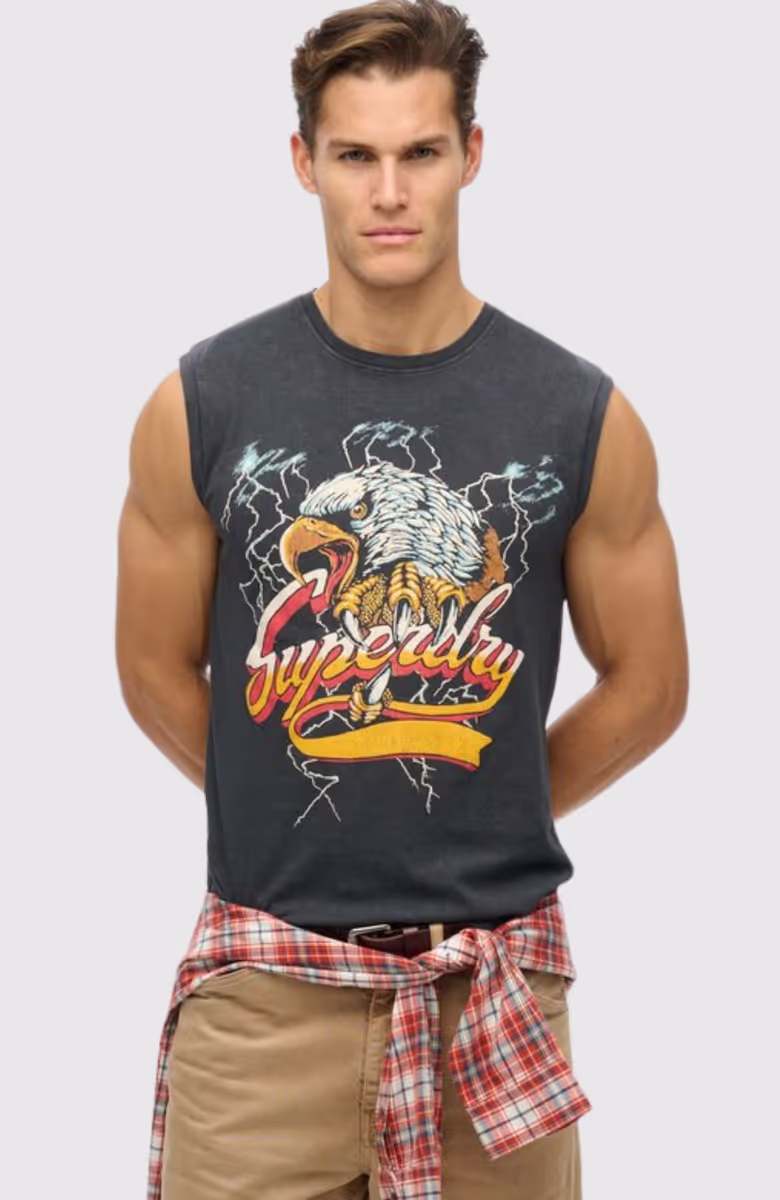 BIKER ROCK RELAXED TANK