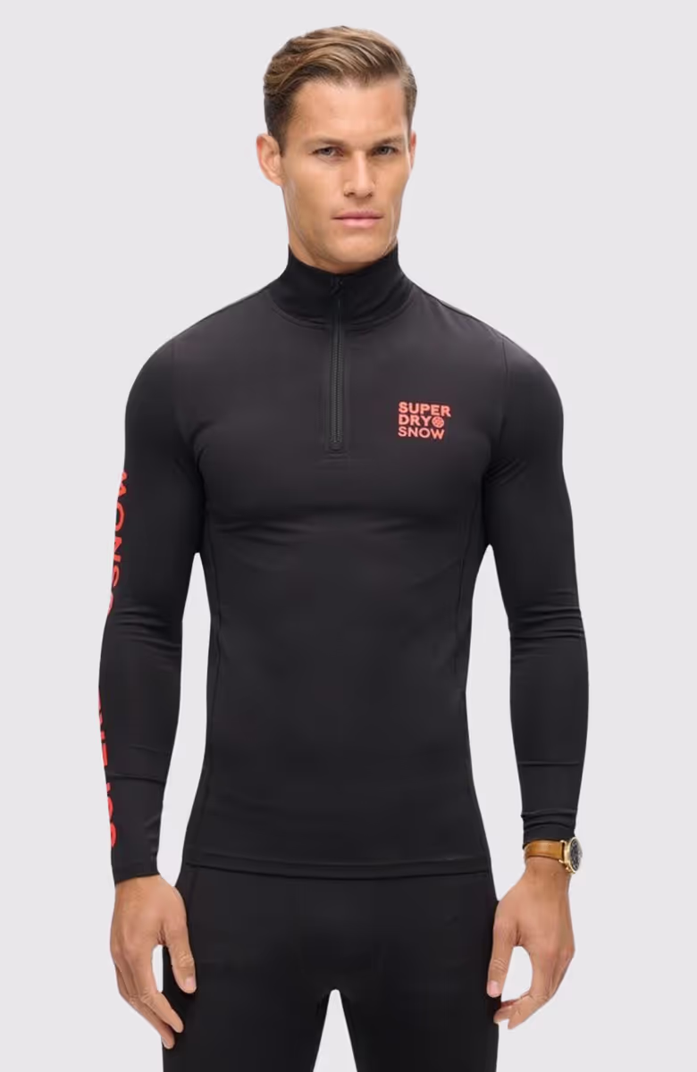 Ski Base Layer Half Zip Top