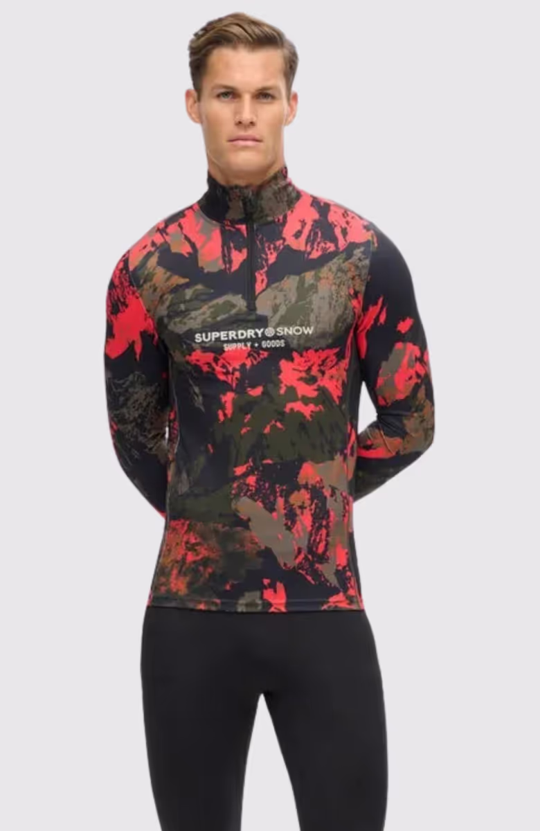 Ski Base Layer Half Zip Top