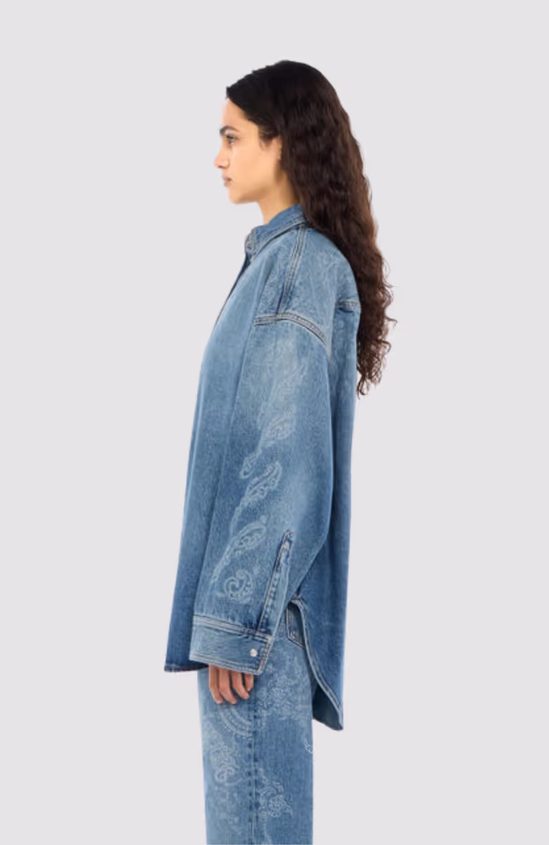 Paisley Denim Lover Shirt Jkt