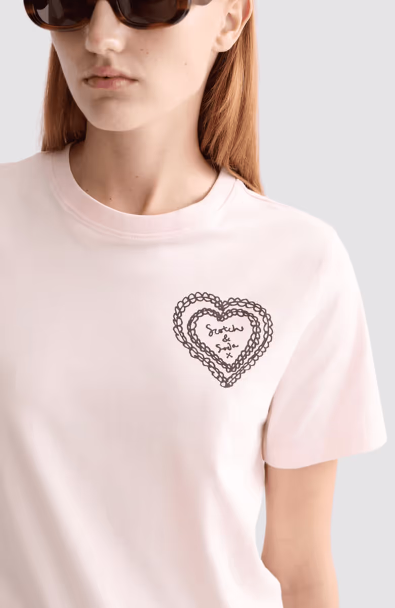 Chest artwork regular fit T-shirt