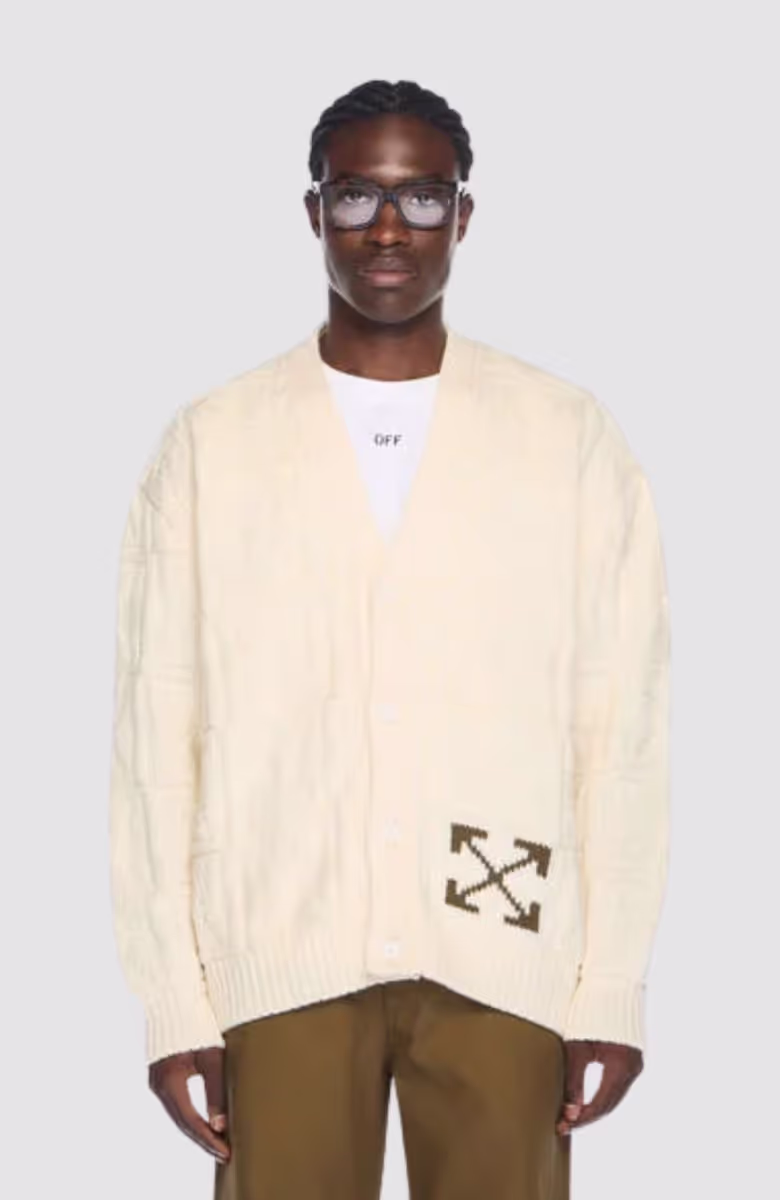 Arrow Ao 3D Stitch Knit Cardigan