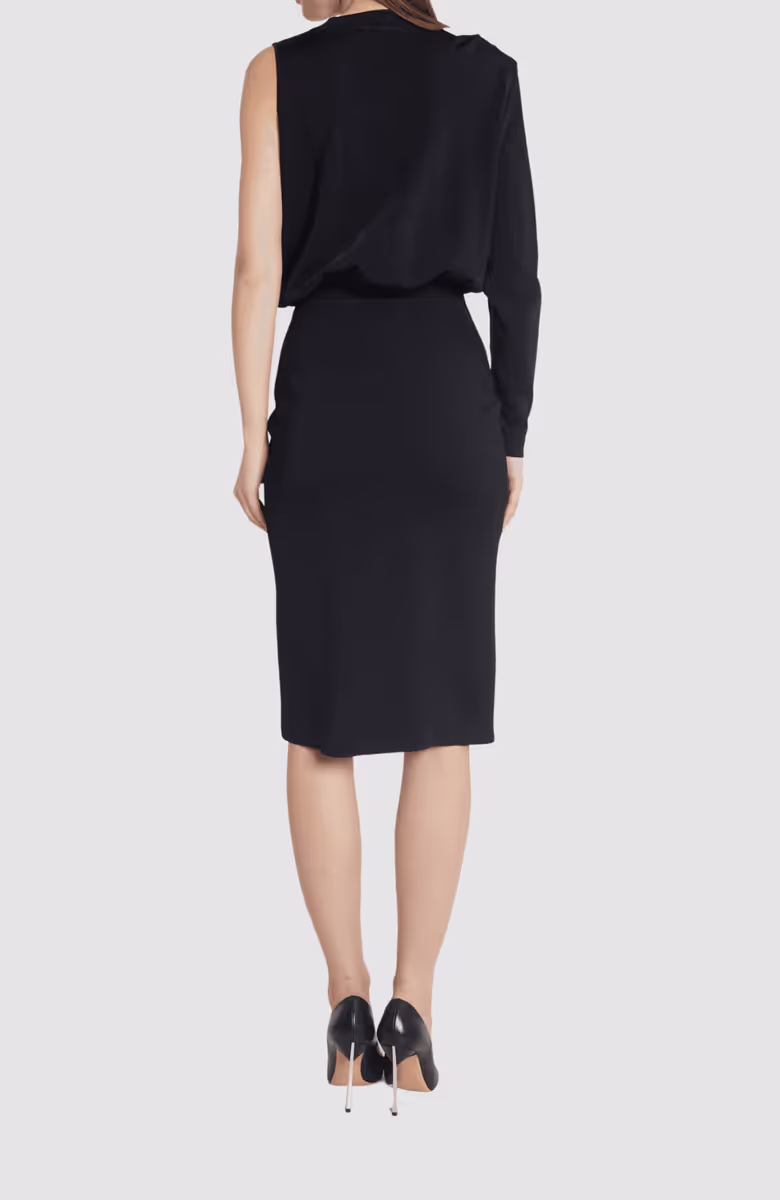 Asymmetric Knit Dress