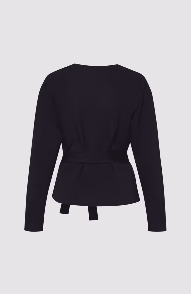 Double Jersey Vneck Sweatshirt