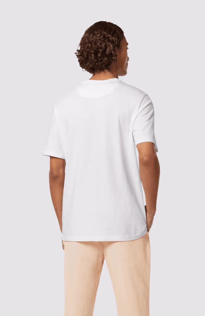 Regular Fit 3 Crosses Cotton-Linen T-Shirt