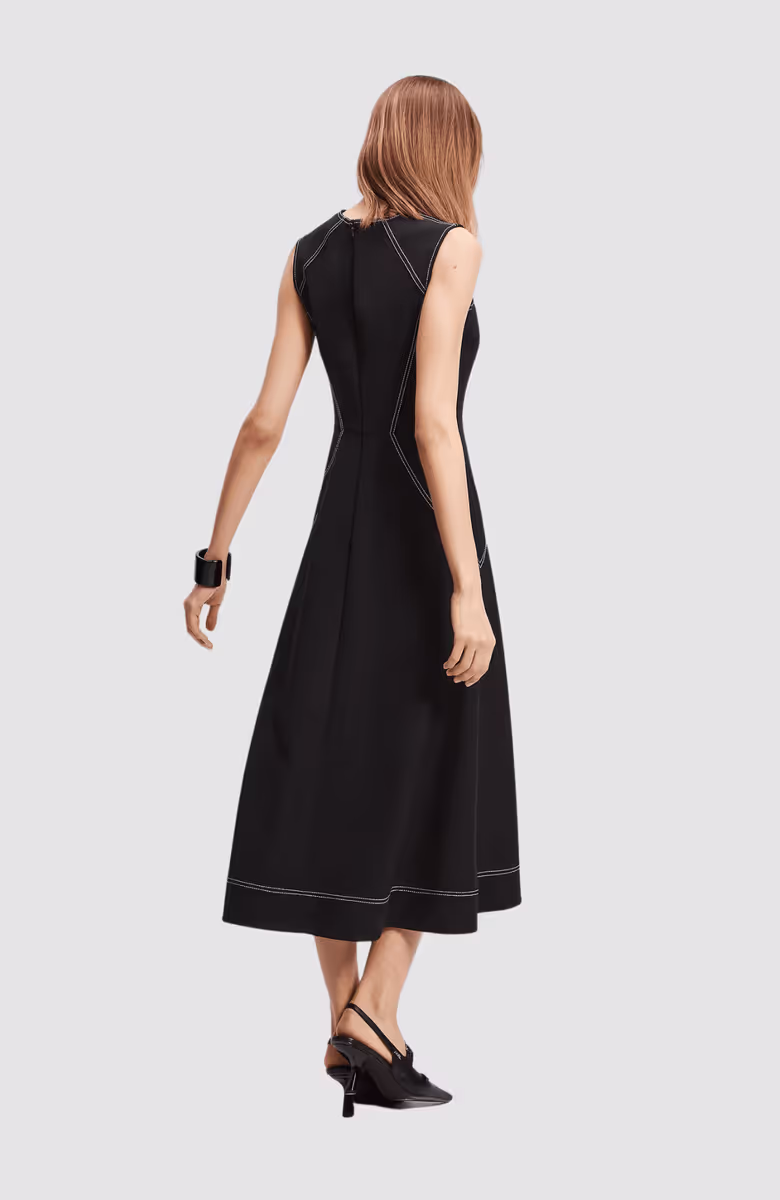 Contrast Stitch Dress