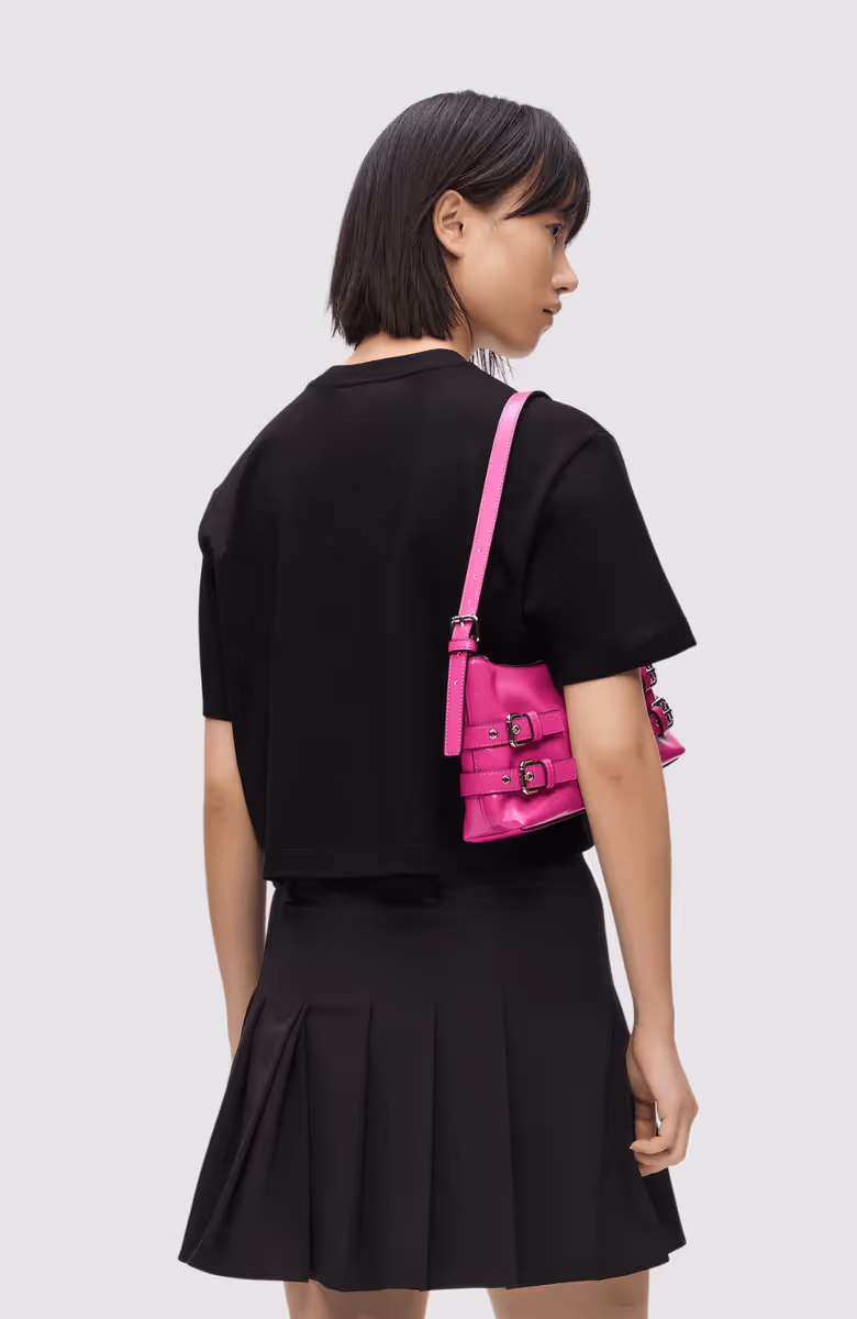 KLJ Reg Cropped Graffiti Tee