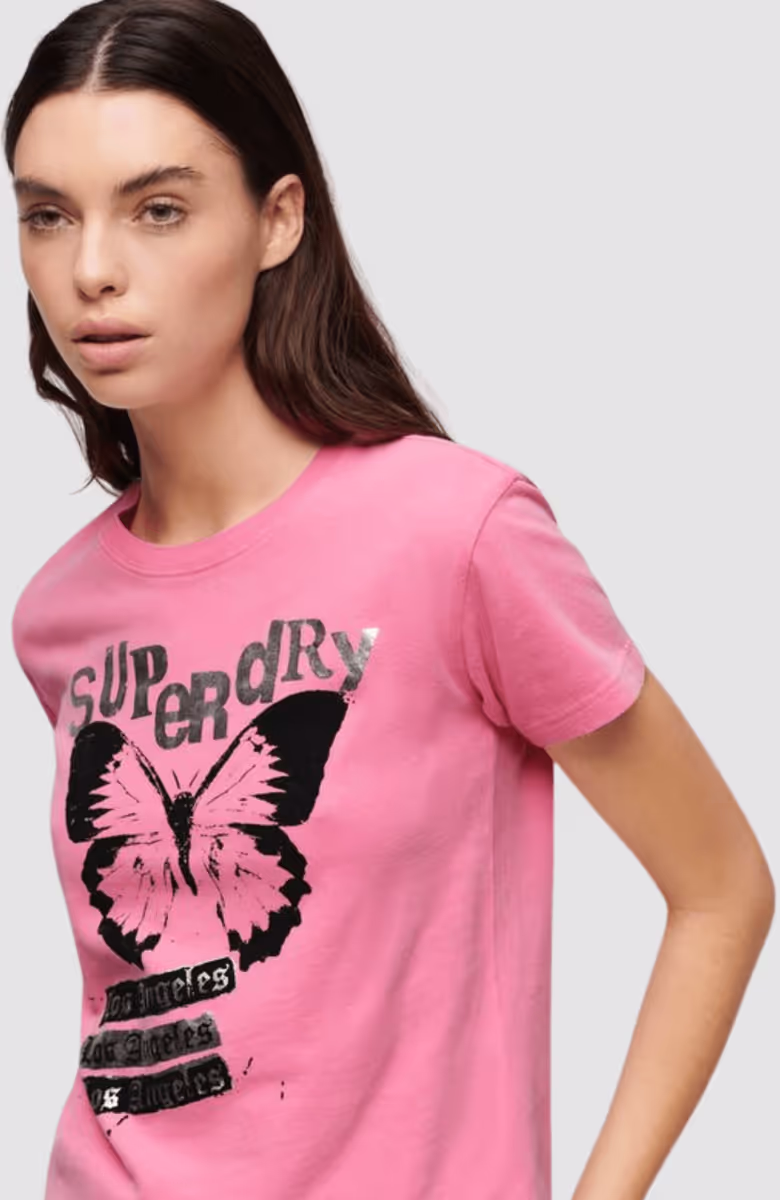 Lo-Fi Rock Graphic Fitted Tee