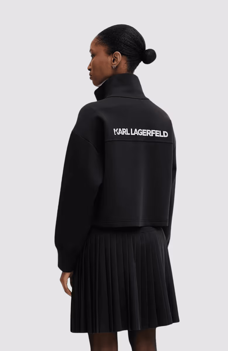 Elongated Logo Zip Up