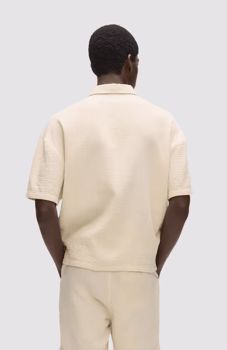 KLJ Ss Crinkled Shirt