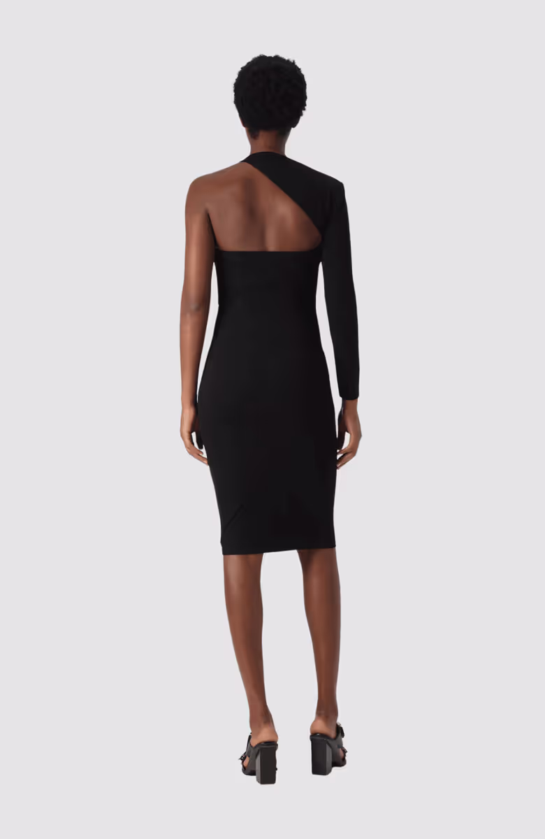 Asymmetric Jersey Party Dress