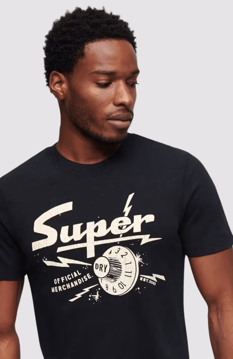 Retro Rocker Graphic T Shirt