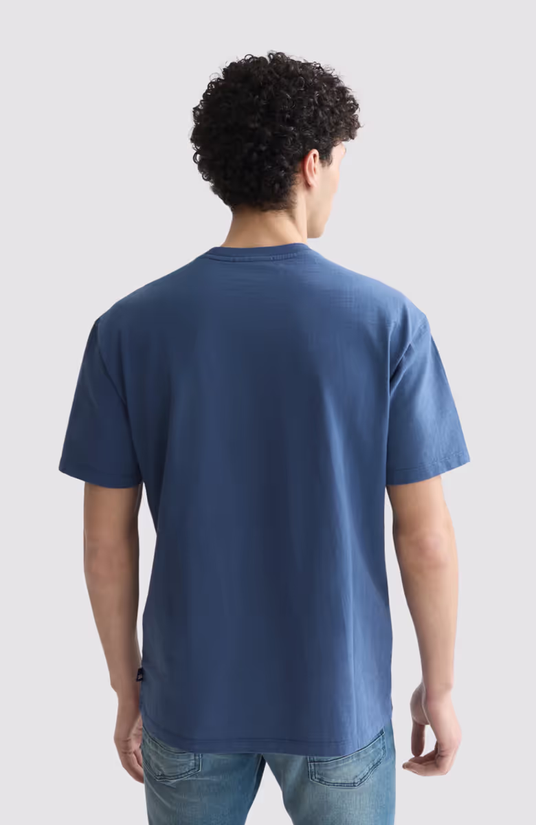 Embroidered Front Artwork Relaxed-Fit T-Shirt