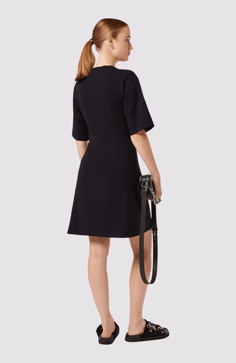 Artwork jersey t-shirt dress