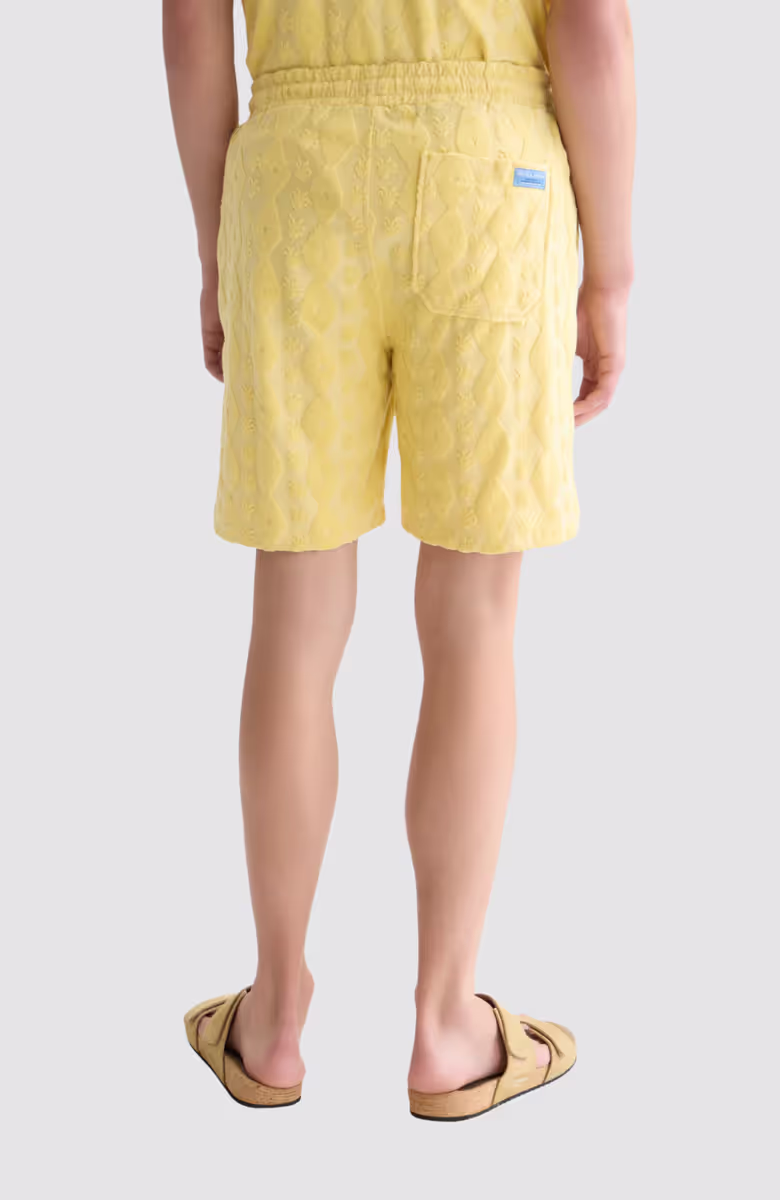 Fave terry jacquard relaxed-fit bermuda shorts