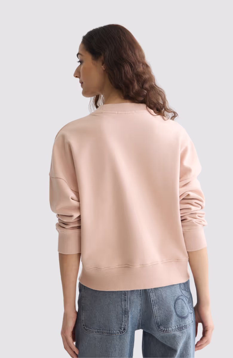 Embroidered logo relaxed-fit sweatshirt