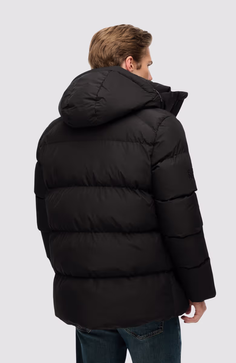Hooded 5 Baffle Sports Puffer