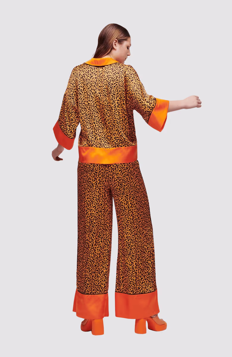 Kl Leopard Printed Pj Shirt