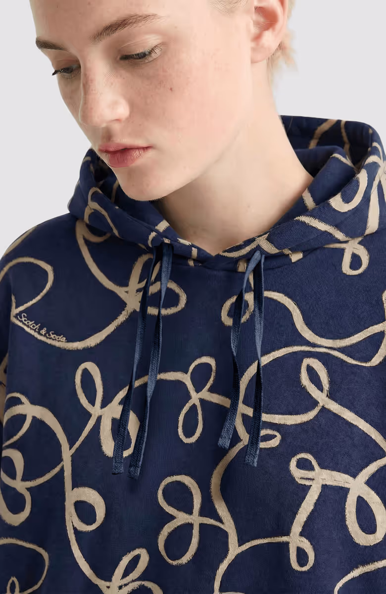 All over printed hoodie
