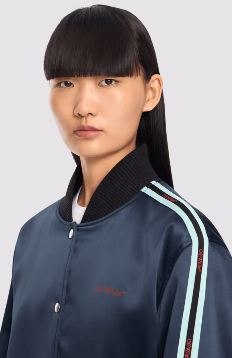 Satin Varsity Night Sky - Haut