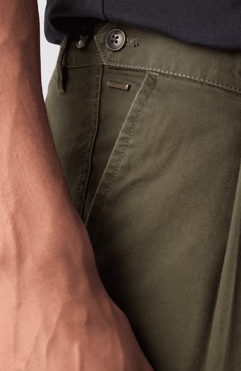 Twilt - Pleated Cotton / Tencel Twill Cargo