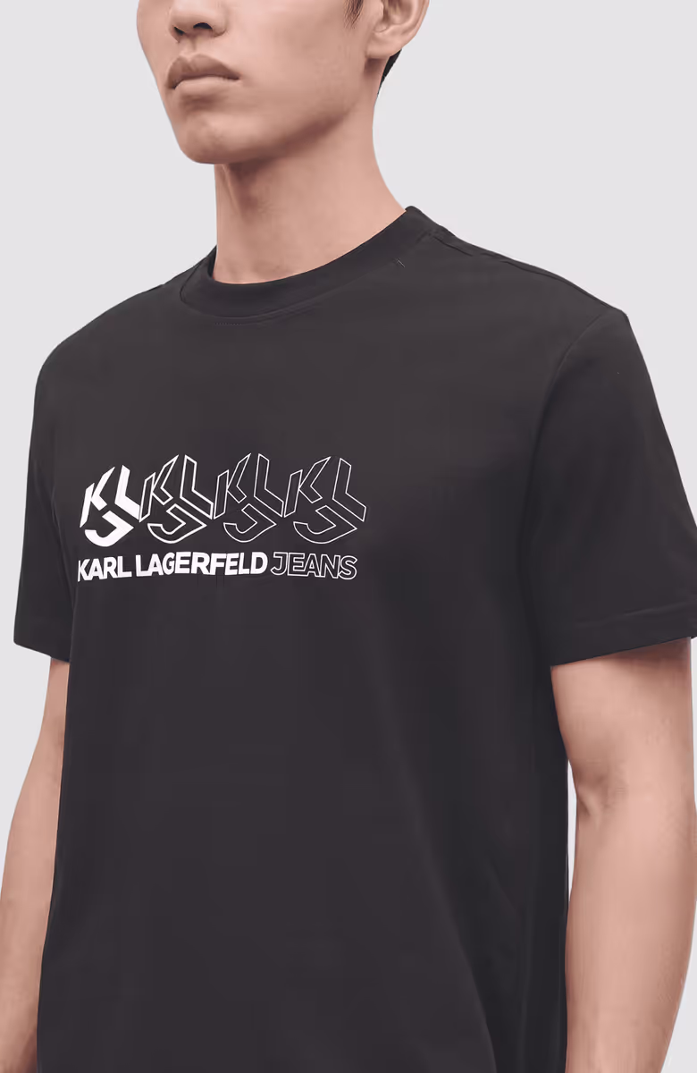 KLJ Reg Repeat Monogram Tee