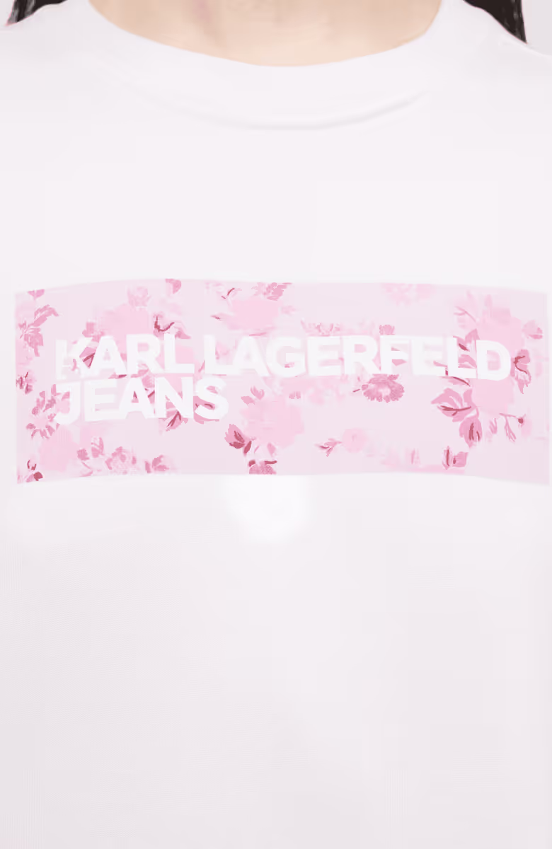 KLJ Reg  Floral Logo Sweat