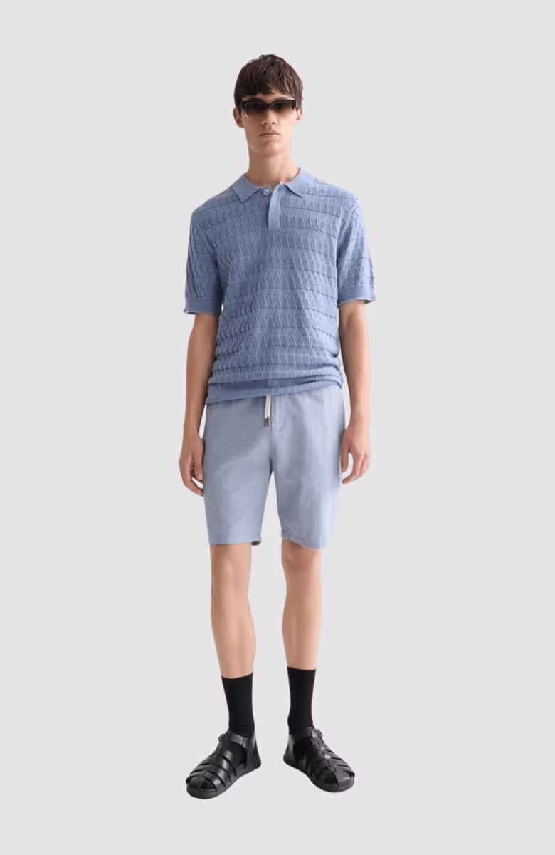 Seasonal core Fave cotton linen regularfit chino shorts