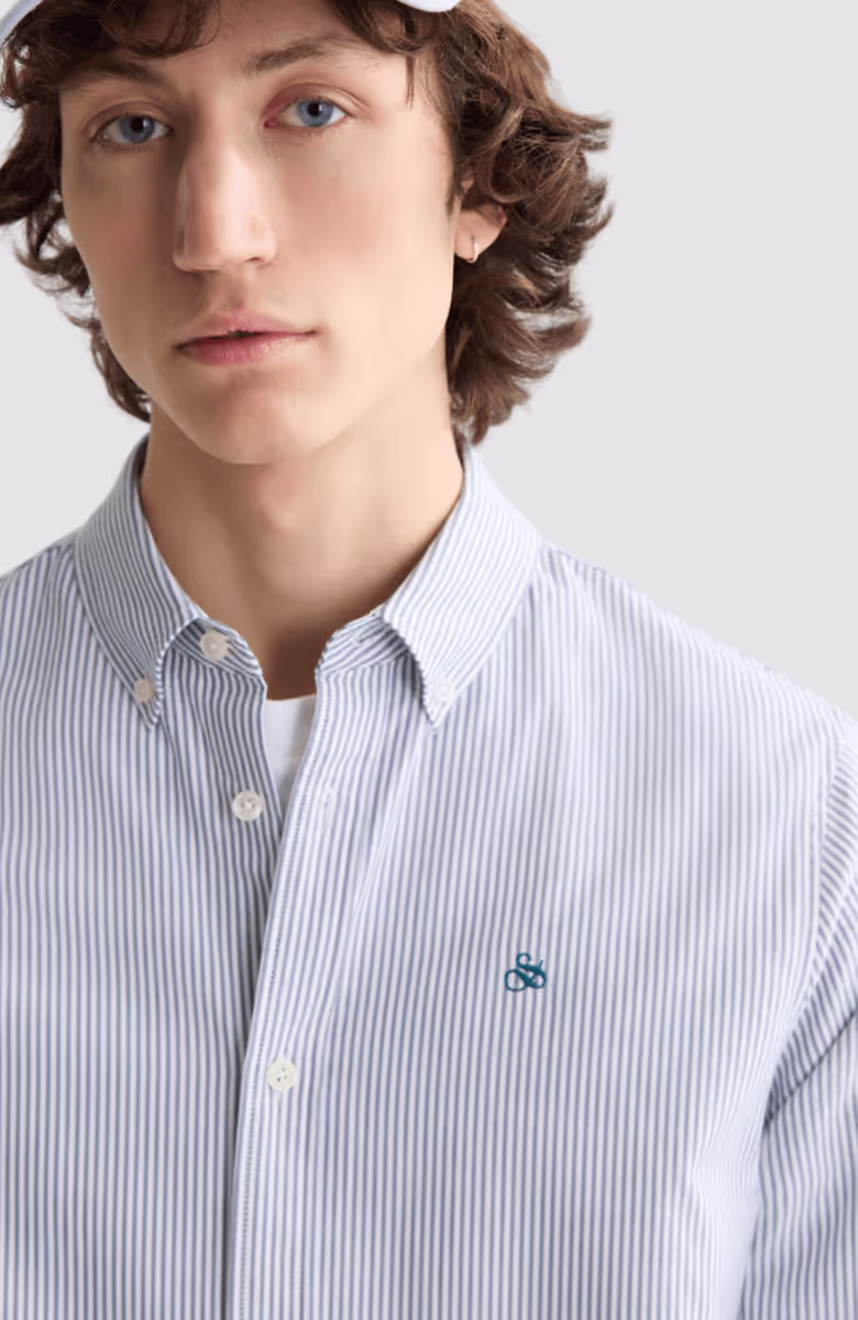 Seasonal Core - Striped Regular-Fit Oxford Shirt
