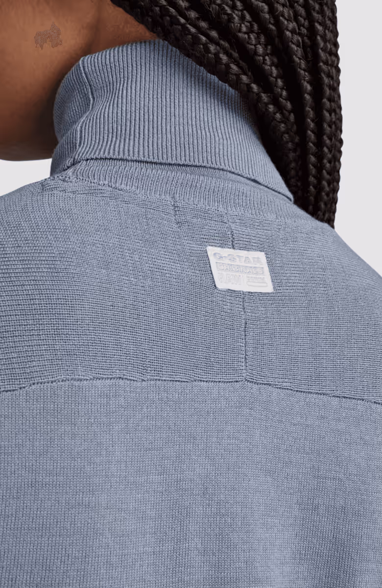 Core slim turtle knit wmn