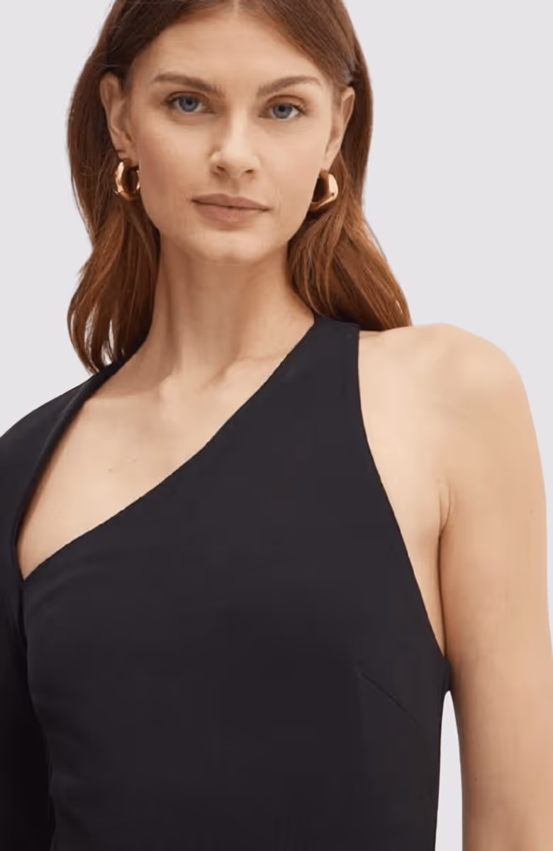 Assymetric Jersey Party Top