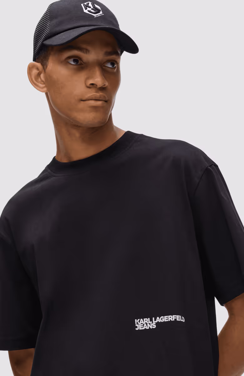 KLJ Relax Ss Monogram Tee