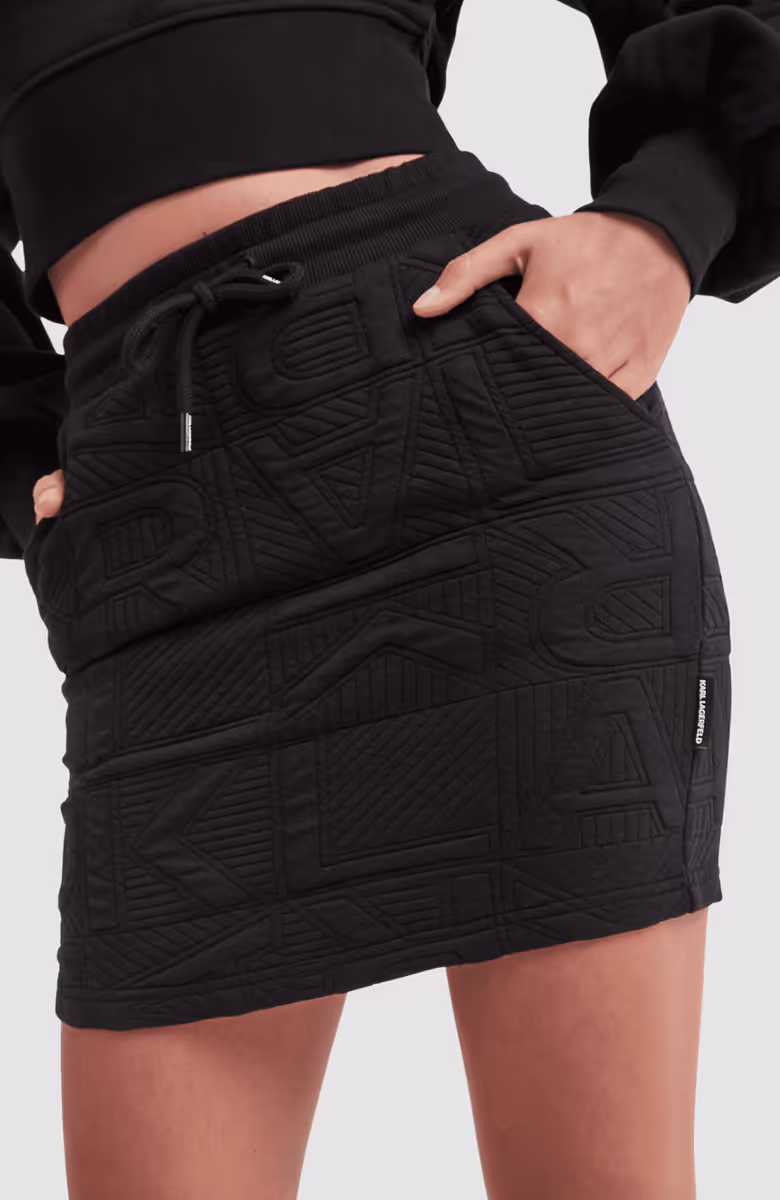 Quilted Athleisure Skirt