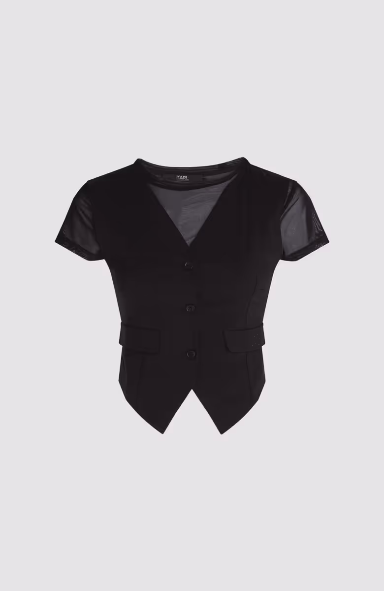 Fabric Mix T-Shirt