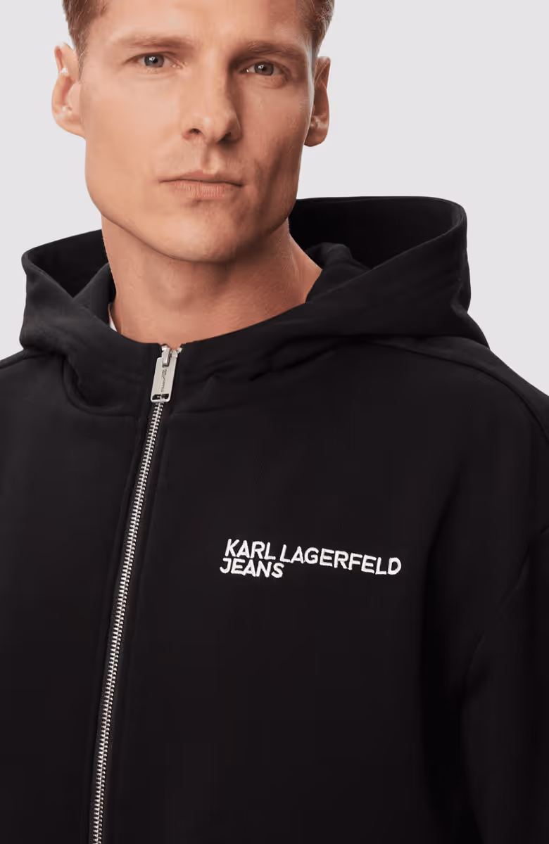 Klj Relaxed Zip-Up Hoodie