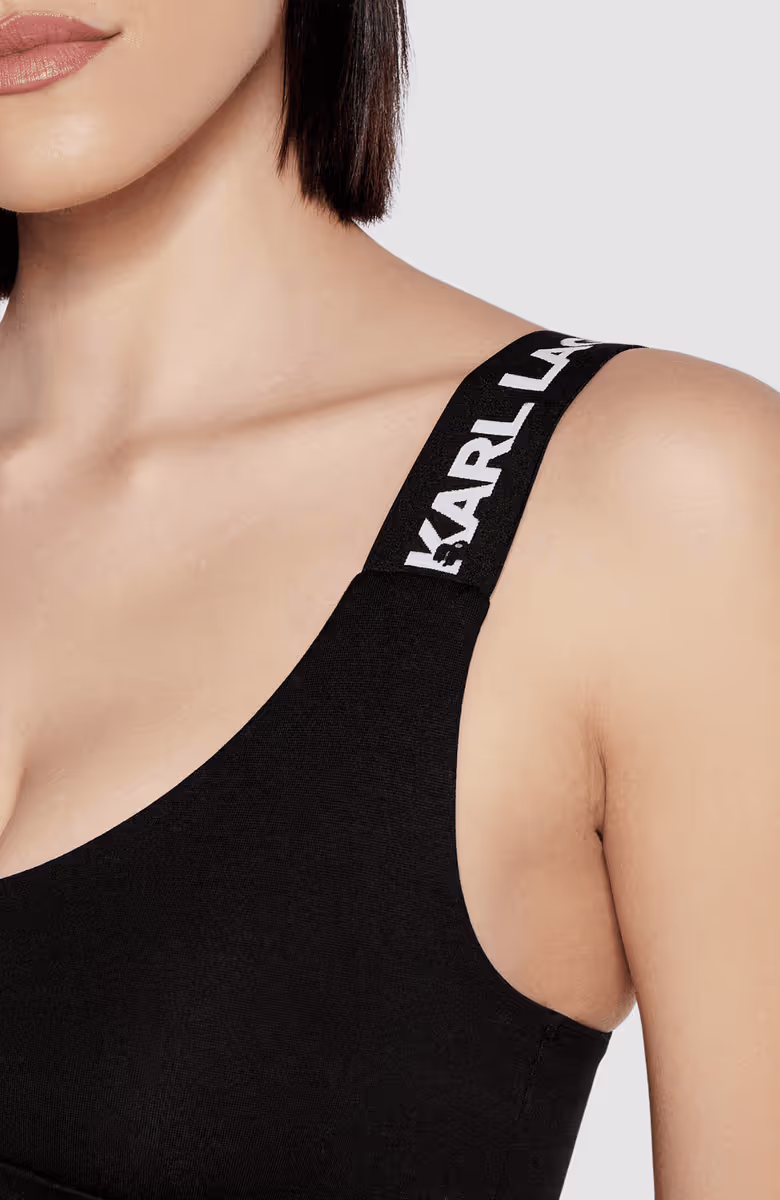 KLJ KLJ Logo Bra Top