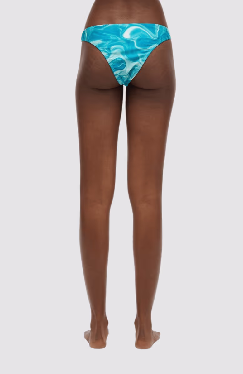 Print Cheeky Bikini Bottoms