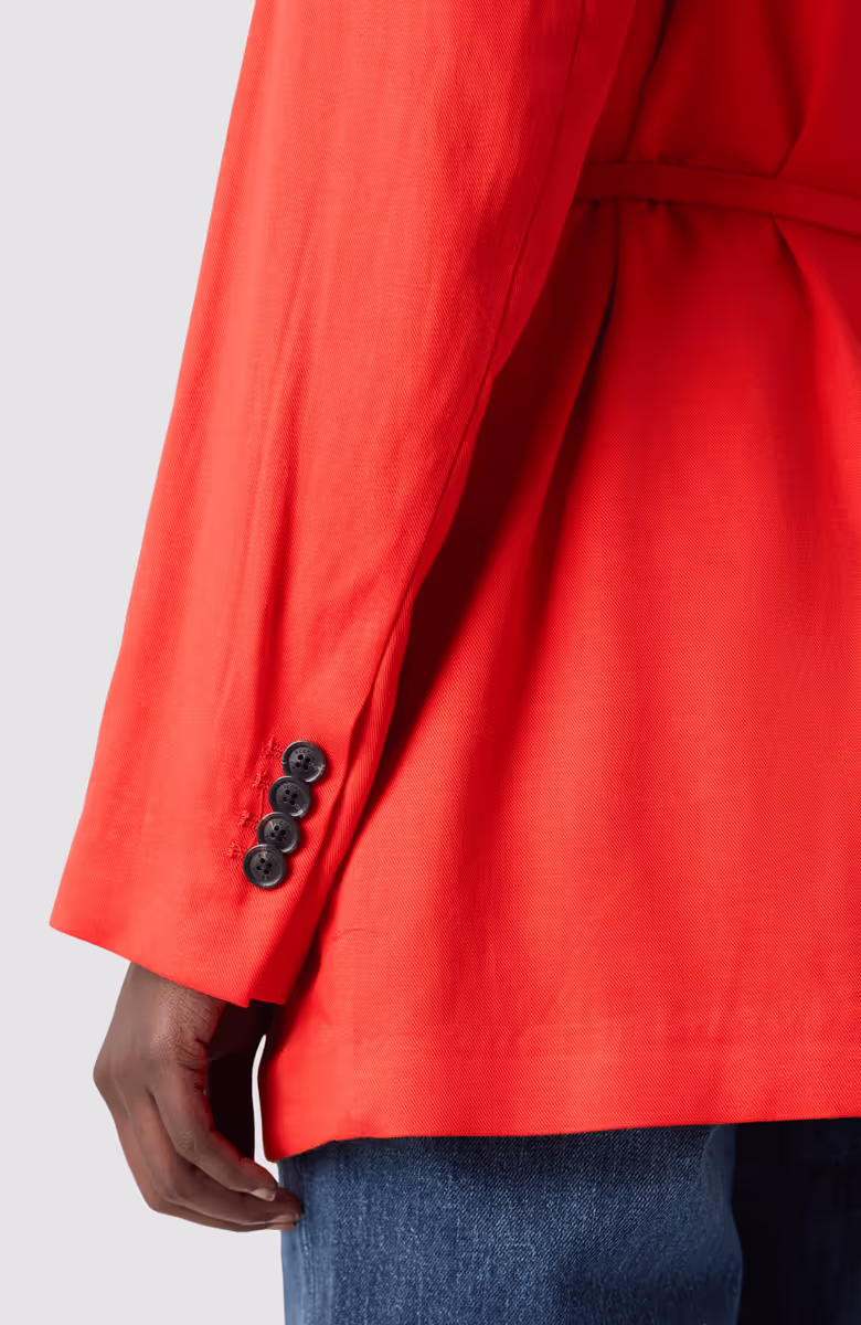 DB blazer with belt detail