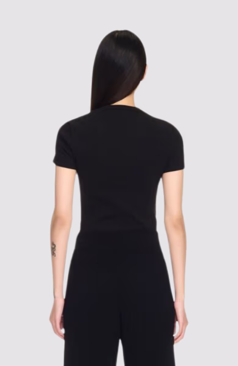 Off Stamp Rib Basic Tee