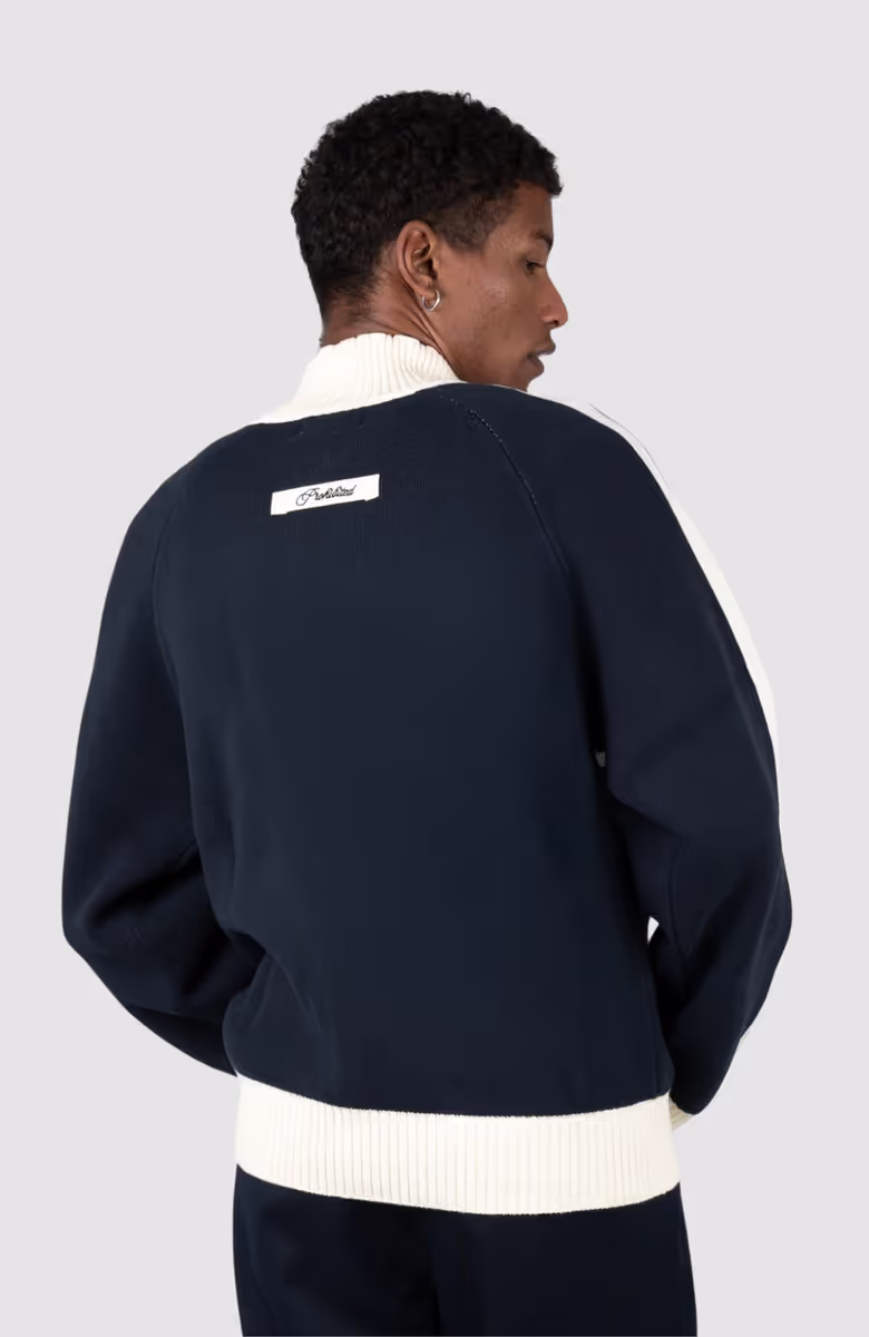 Letterman Knit Jacket