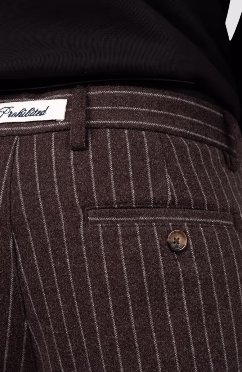 Revival Pinstripe Pleated Pants