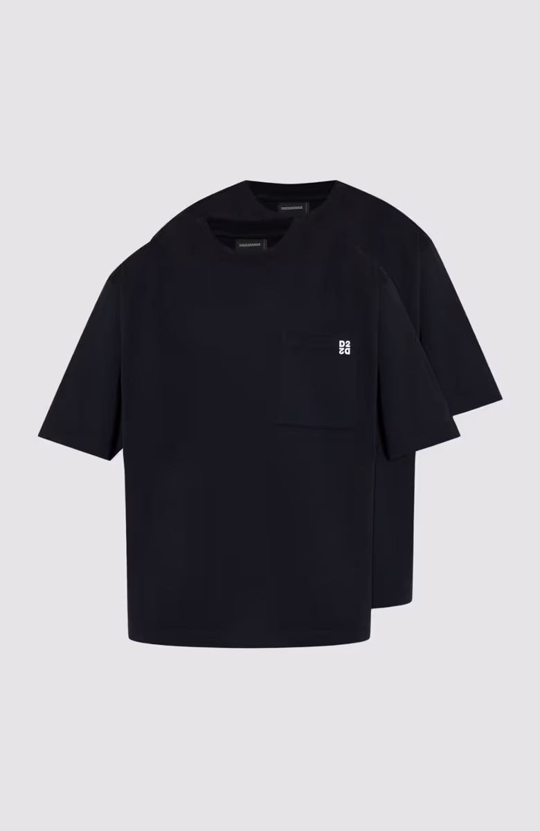 Inside Out Loose Fit T-Shirt Twin Pack